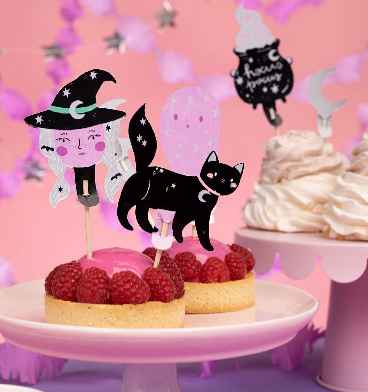 HOCUS POCUS CAKE TOPPERS [PACK OF 6]