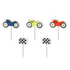 RACING CARS CANDLES [SET OF 5]