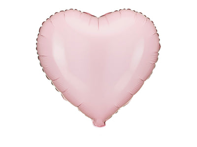 LIGHT PINK 18" HEART FOIL BALLOON