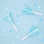 SKY BLUE PARTY BLOWERS [SET OF 6]