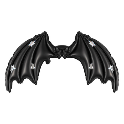 BAT MATTE BLACK WINGS FOIL BALLOON