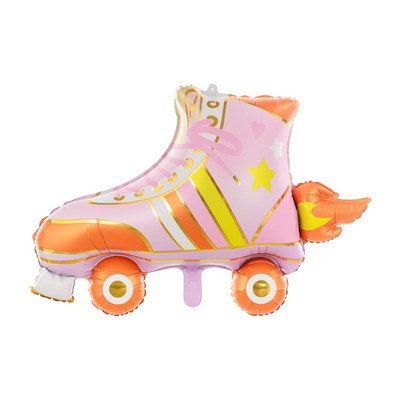 PINK ROLLER SKATE FOIL BALLOON