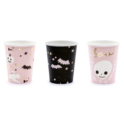 SPOOKY BOO! PAPER CUPS [SET OF 6]