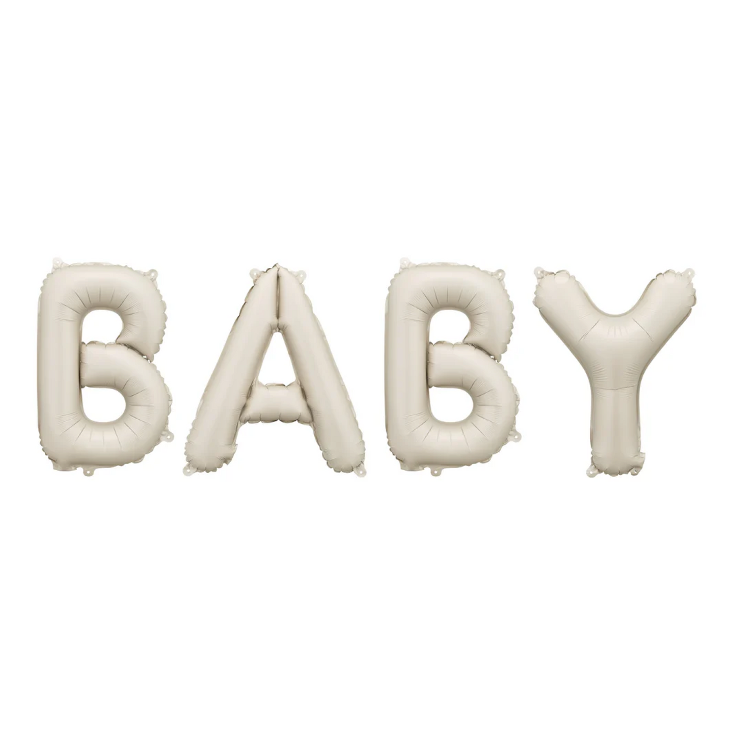 BEIGE BABY FOIL BALLOON