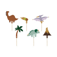 DINOSAUR CAKE TOPPERS [SET OF 6]