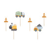 CONSTRUCTION TOPPERS [SET OF 6]