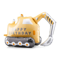 EXCAVATOR STANDING FOIL BALLOON