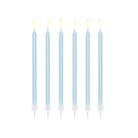 LIGHT BLUE BIRTHDAY CANDLES