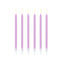 LIGHT LILAC BIRTHDAY CANDLES