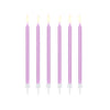 LIGHT LILAC BIRTHDAY CANDLES