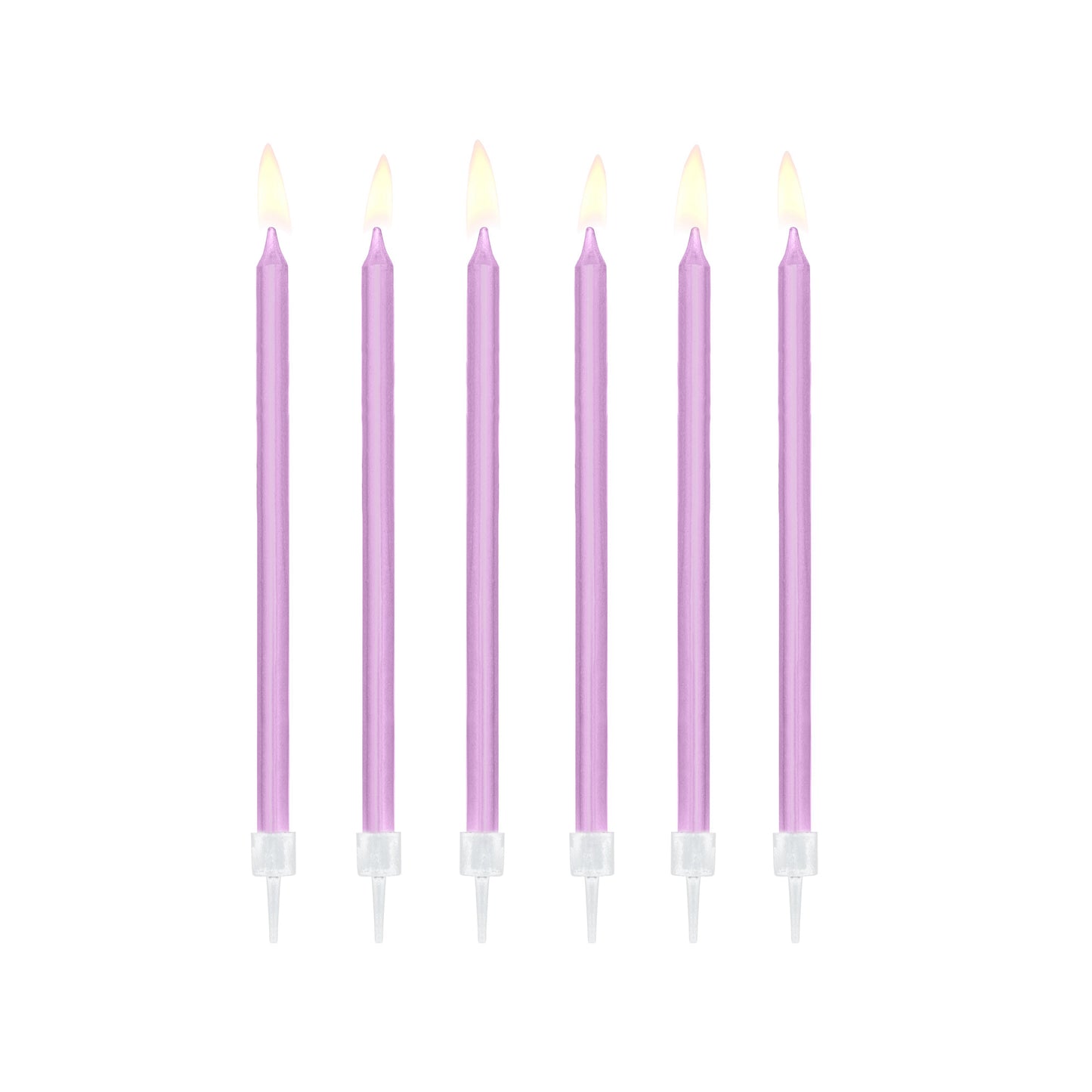 LIGHT LILAC BIRTHDAY CANDLES