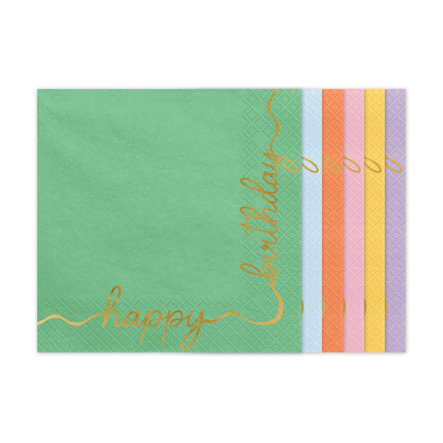 COLORFUL HAPPY BIRTHDAY NAPKINS [PACK OF 12]