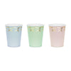 PASTEL COQUETTE BOW CUPS [SET OF 6]