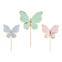 BUTTERFLIES CAKE TOPPERS [9 PCS]