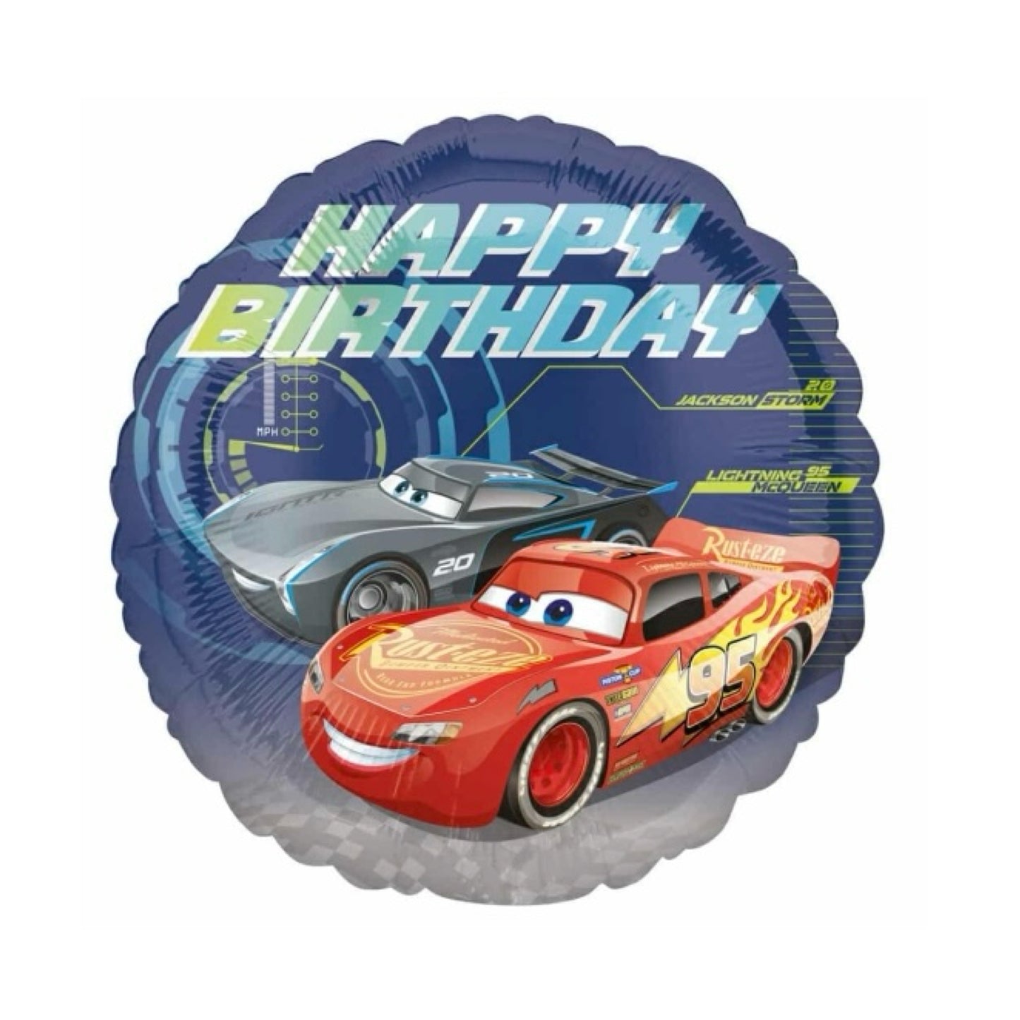 LIGHTENING MCQUEEN HAPPY BIRTHDAY 18” BALLOON