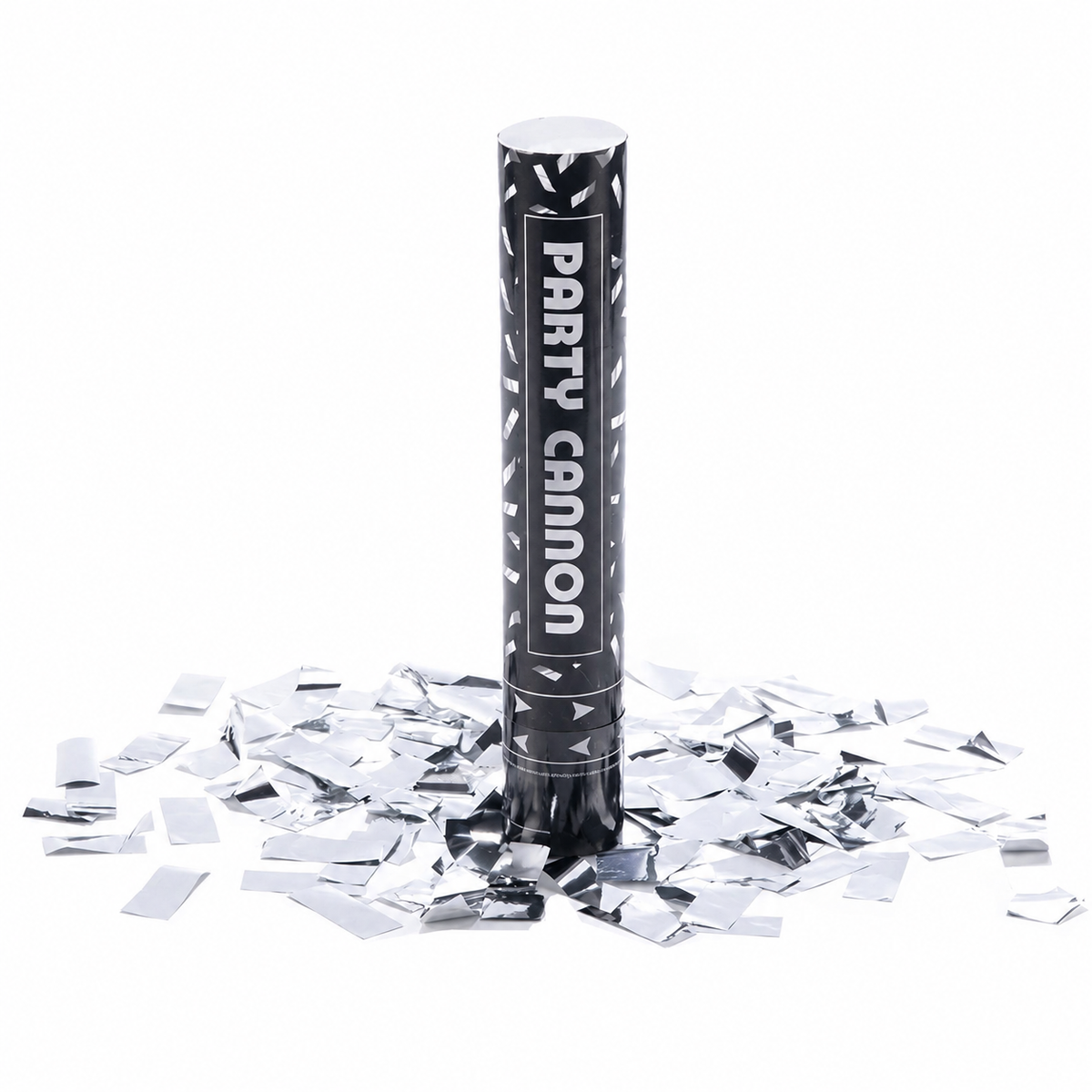 SILVER CONFETTI POPPER