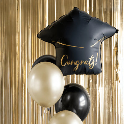 CONGRATS GRADUATION CAP FOIL BALLOON