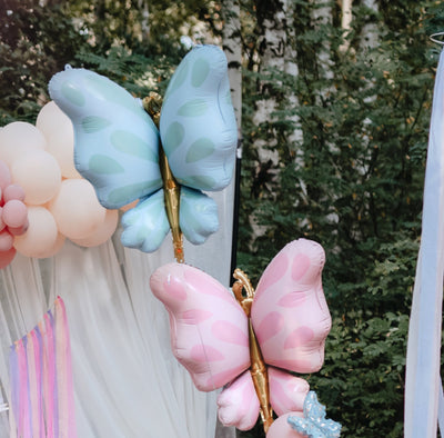 PINK BUTTERFLY FOIL BALLOON