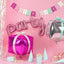 HOT PINK CUBE FOIL BALLOON