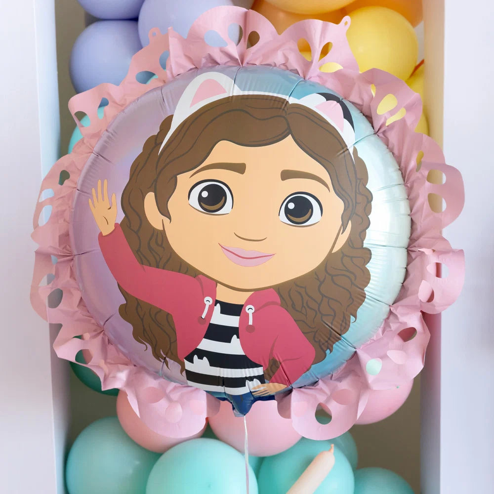 GABBY'S DOLLHOUSE RUFFLE 20" FOIL BALLOON
