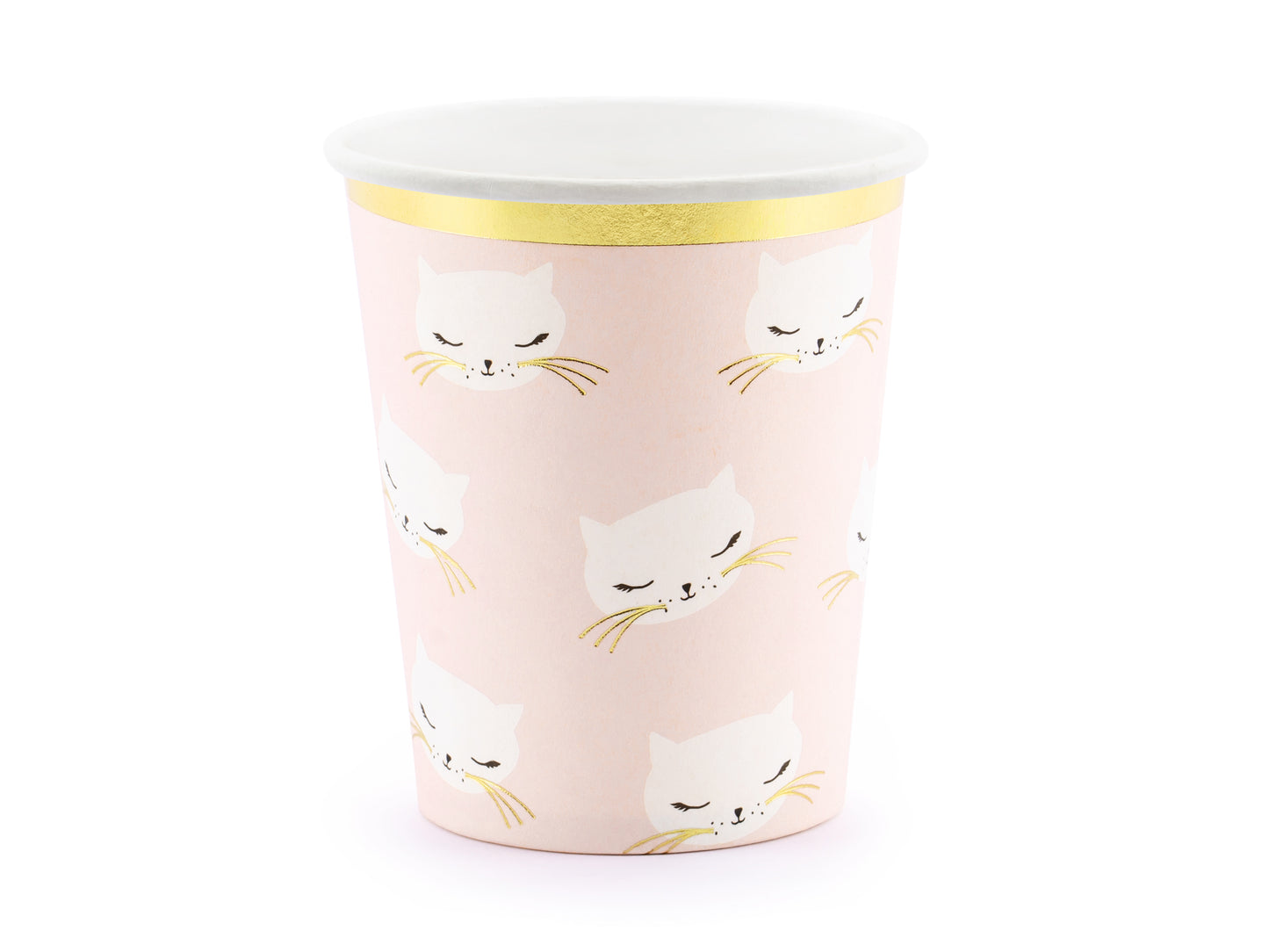 PINK CAT CUPS [SET OF 6]