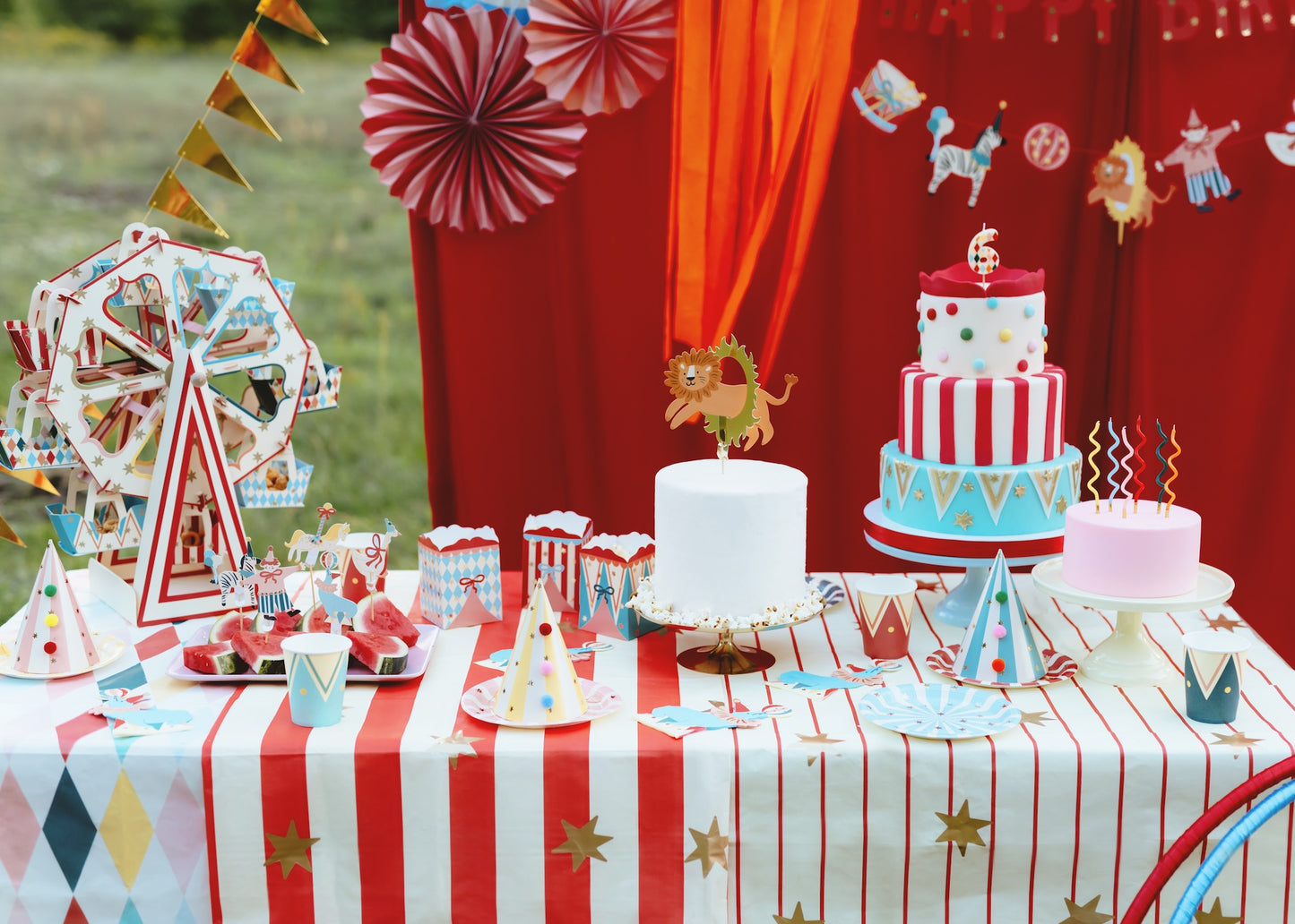 CIRCUS PARTY CUPS [SET OF 6]