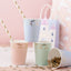 PASTEL COQUETTE BOW CUPS [SET OF 6]