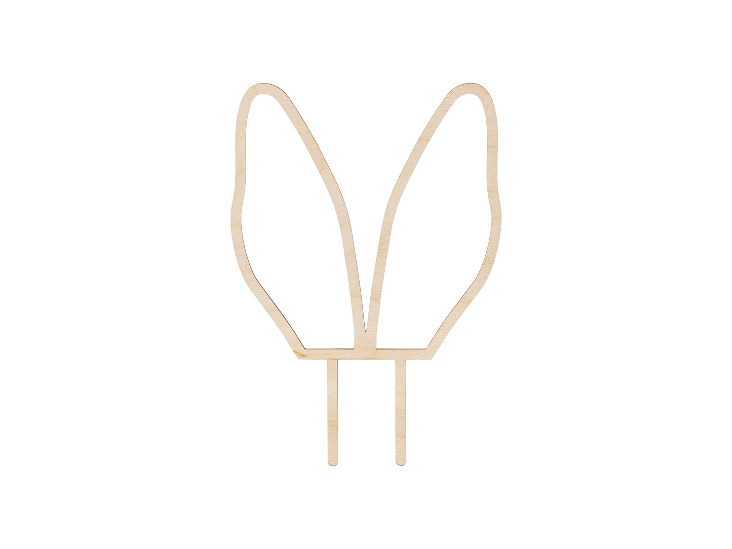 WOODEN BUNNY CAKE TOPPER