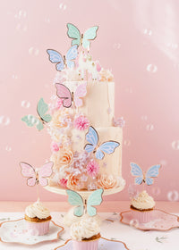 BUTTERFLIES CAKE TOPPERS [9 PCS]