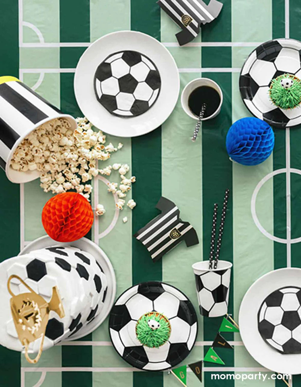 FOOTBALL NAPKINS [SET OF 20]