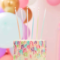 TALL OMBRE CAKE CANDLES [SET OF 12]