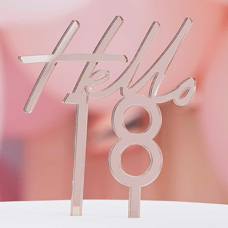 18th BIRTHDAY CAKE TOPPER