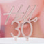 30th BIRTHDAY CAKE TOPPER