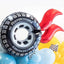 TIRE SHAPED FOIL BALLOON