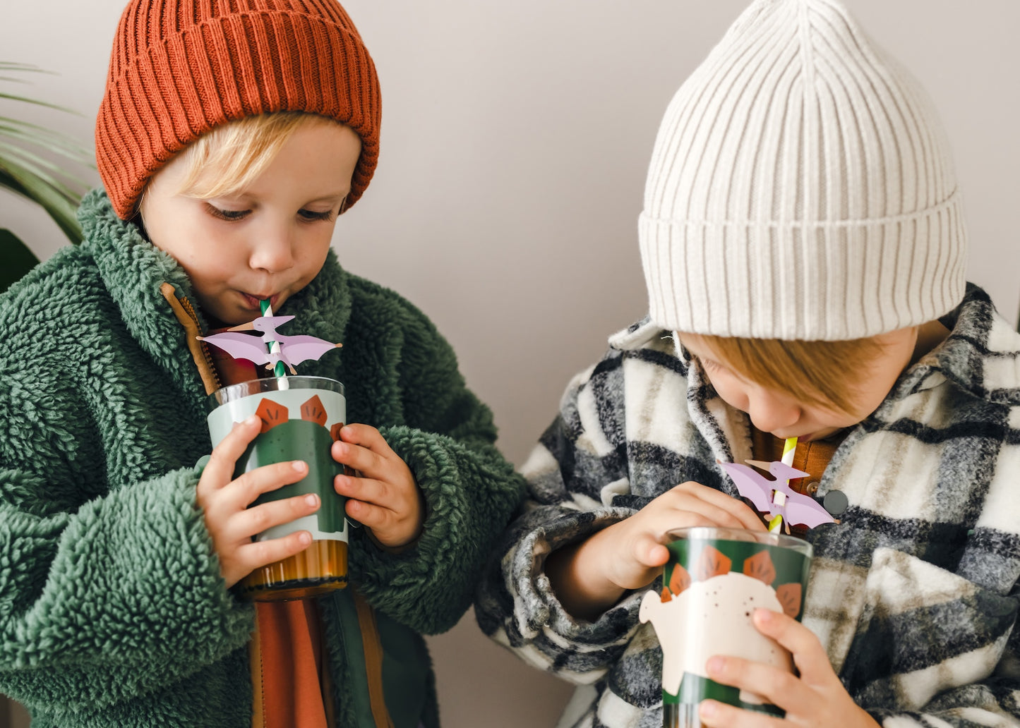 DINOSAUR CUP SLEEVES [SET OF 6]