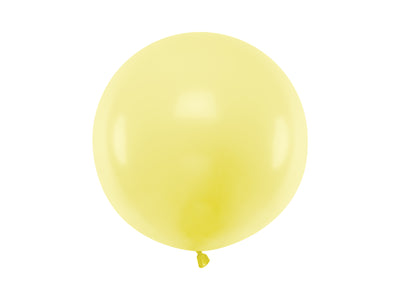 JUMBO LIGHT YELLOW LATEX BALLOON
