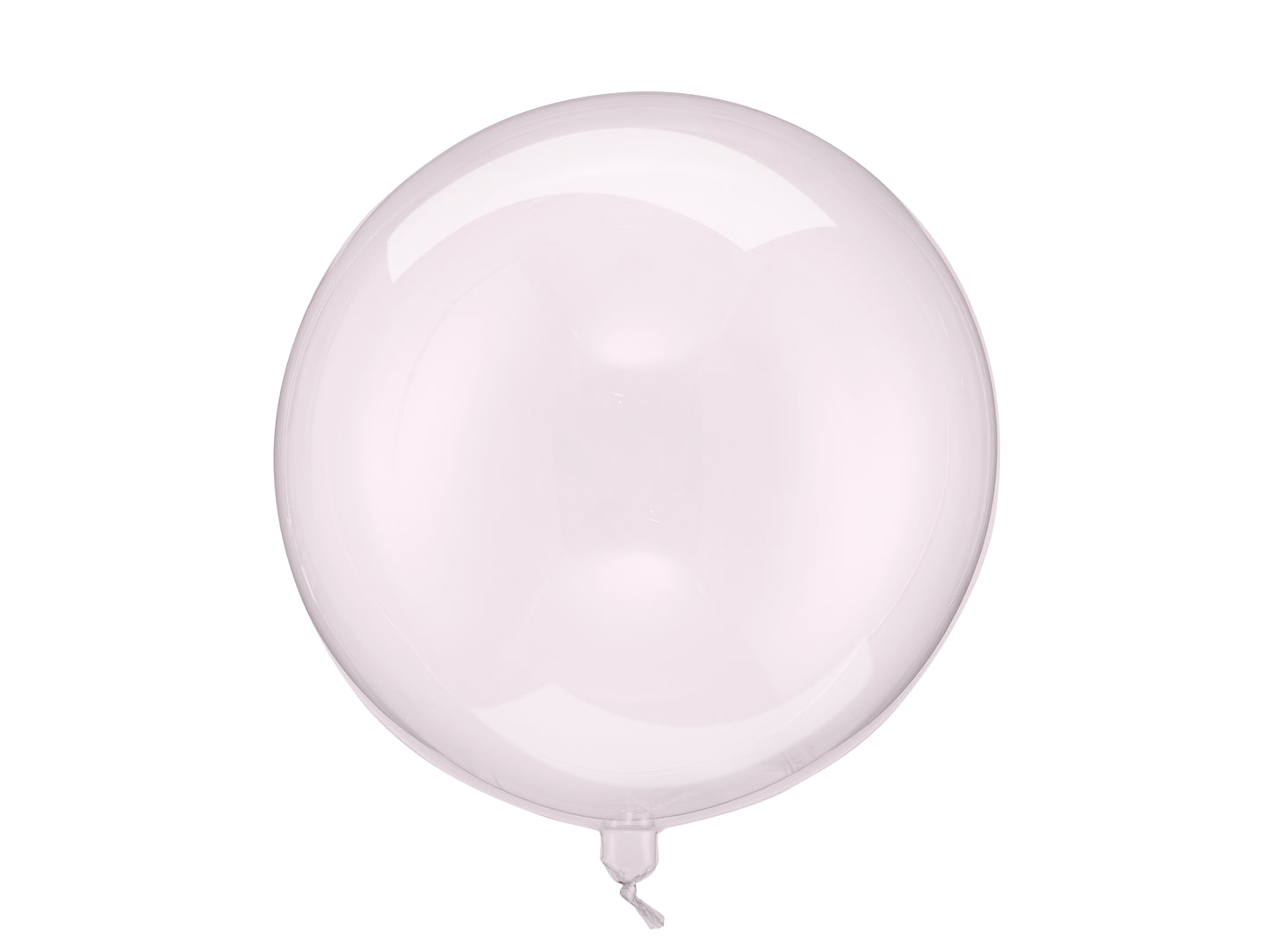 CLEAR PINK ORBZ BALLOON