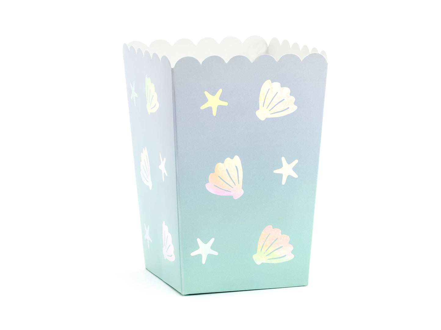 SEASHELLS POPCORN BOXES [SET OF 6]