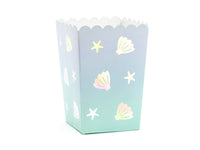 SEASHELLS POPCORN BOXES [SET OF 6]