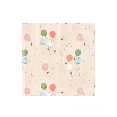 BALLOONS NAPKINS [PACK OF 20]