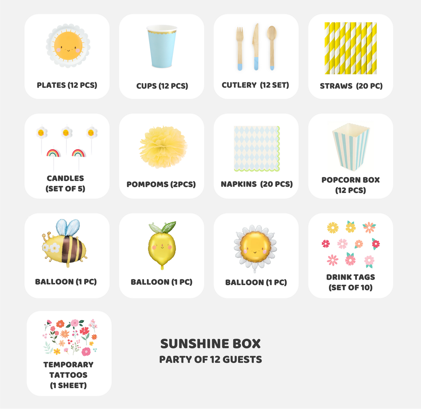 SUNSHINE BOX [PARTY OF 12]