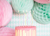 CURL BIRTHDAY CANDLES [SET OF 8]