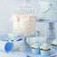 HAPPY BIRTHDAY LIGHT BLUE CANDLES