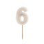 WARM WHITE NUMBER CANDLE