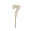 WARM WHITE NUMBER CANDLE