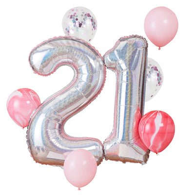 21st BIRTHDAY BALLOON BUNDLE