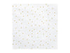 GOLD DOTS WHITE NAPKINS [PACK OF 20]