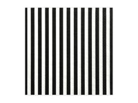 BLACK STRIPES NAPKINS [PACK OF 20]