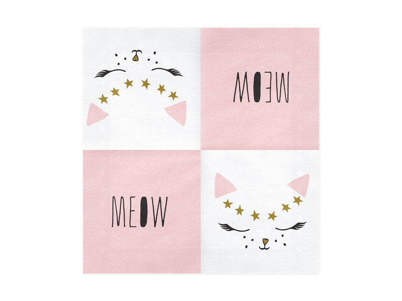 CAT NAPKINS [PACK OF 20]