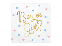 BOY OR GIRL NAPKINS [PACK OF 20]